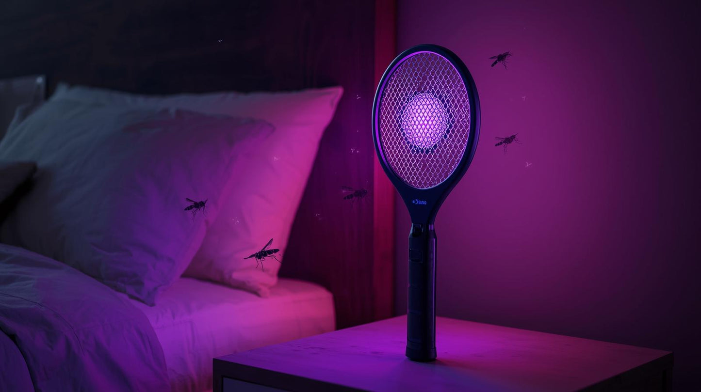 Rechargeable Foldable Electric Mosquito Killer Racket
