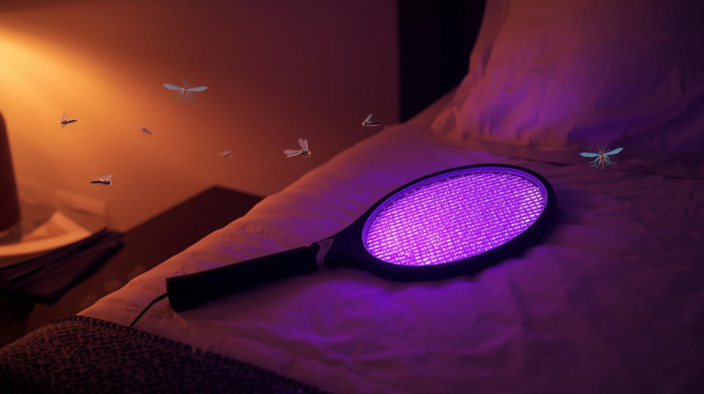 Rechargeable Foldable Electric Mosquito Killer Racket